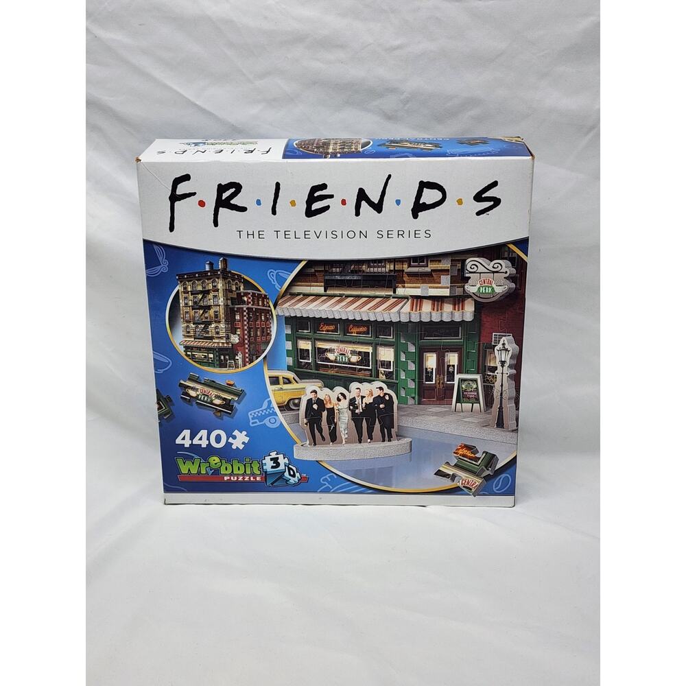 New/Sealed - Friends Central Perk 3D Jigsaw Puzzle: 440 Pcs by Wrebbit